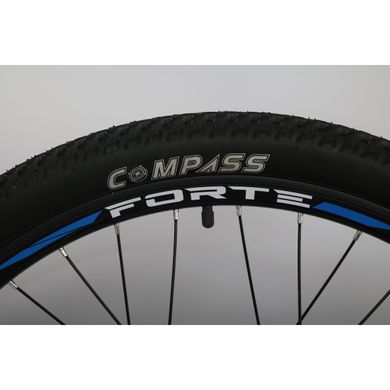 Электровелосипед Forte Galaxy 17"/27", 350 Вт, черно-синий