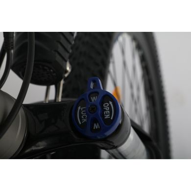 Электровелосипед Forte Galaxy 17"/27", 350 Вт, черно-синий