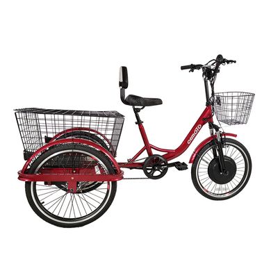 Электрический 3-колесный велосипед CEMOTO CEM-ET05 red, Красный
