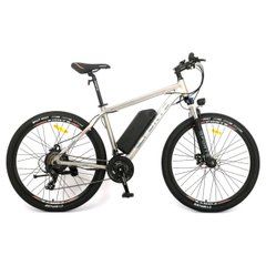 Електровелосипед Forte Galaxy 17"/27", 350 Вт, сіро-жовтий