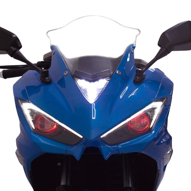 Електроскутер TV6 Wuxi Electric 3000W 72V 60Ah blue, Синій