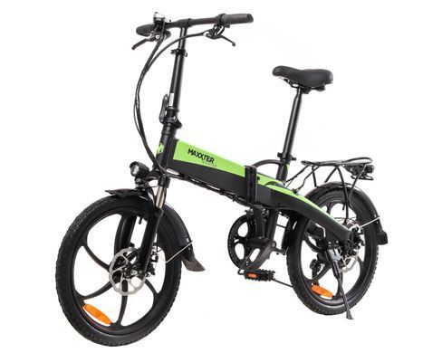 Електричний велосипед Maxxter RUFFER 20", black-green