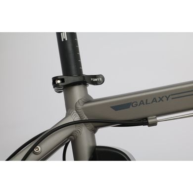 Електровелосипед Forte Galaxy 17"/26", 250 Вт, сіро-жовтий