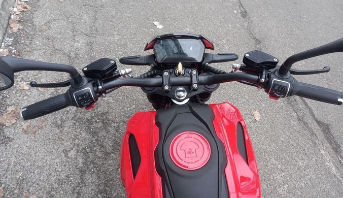 Електроскутер V9 Wuxi Electric 3000W 72V 52Ah Red