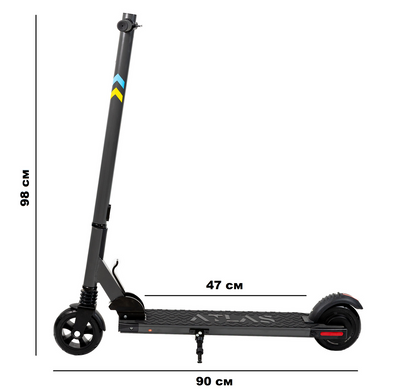 Електросамокат ATLAS mini Black