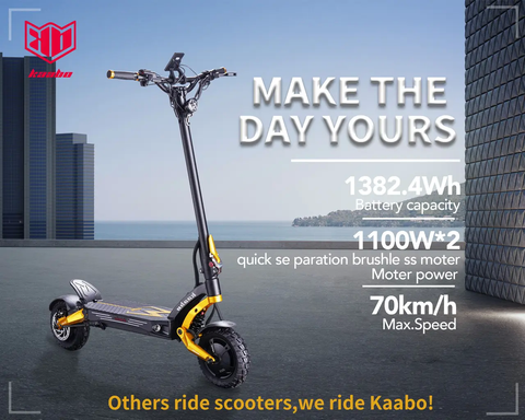Повнопривідний електросамокат Kaabo Mantis King GT 60v 24ah