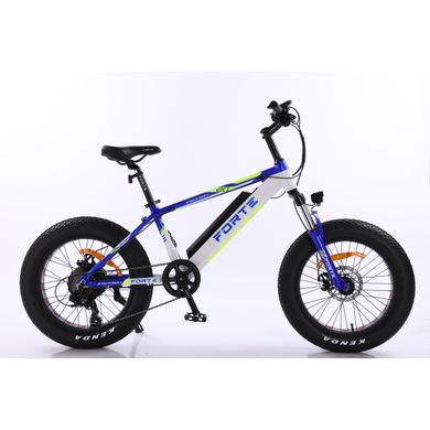 Электровелосипед Forte Rider 13"/20", 350 Вт, сине-белый