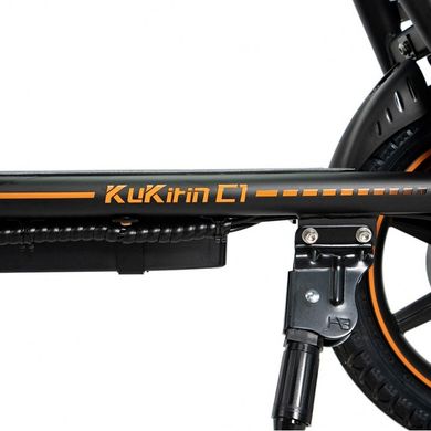 Електросамокат KUGOO KIRIN C1 (350 Вт; 10 А/год; 48 В), колеса 14", чорний, Чорний
