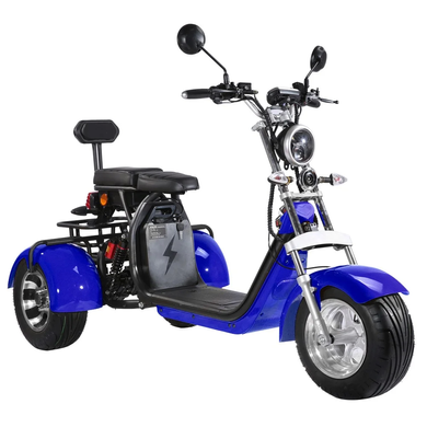 Электротрицикл CEMOTO C11A Сitycoco Tricycle 2000W 60V 20Аh, Синий