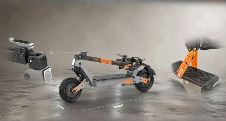 Електросамокат KUGOO KIRIN G4 Ultra (2х1000 Вт; 20 А/год; 60 В), чорний, Чорний